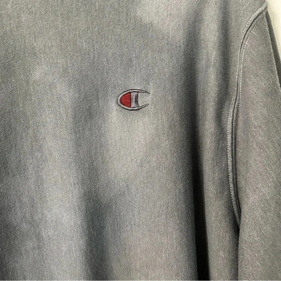 Champion Reverse Weave Women's Long Sleeve Crew Neck Cotton Sweatshirt Sz L GUC - Picture 3 of 10